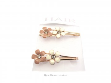 Haaraccesoires bloem wit