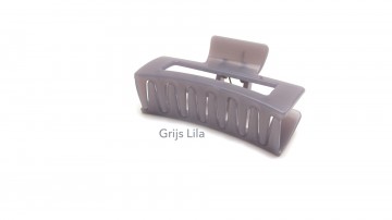 Haarklem medium grijs lila