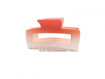 Haarklem middel roze wit