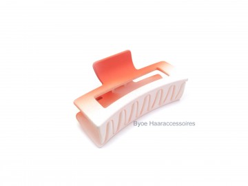 Haarklem middel roze wit