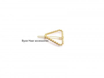 Haarspeld gevlochten driehoek