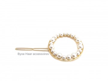Haarspeld parel goud