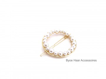 Haarspeld parel goud