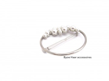 Haarspeld parels zilver