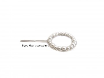 Haarspeld parels zilver