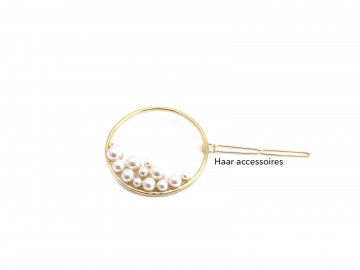 Haarspeld parelsgoud