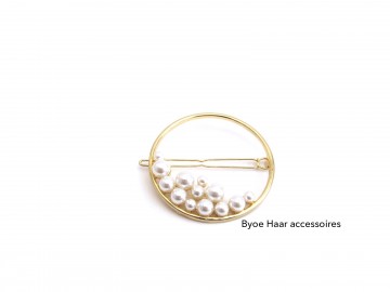 Haarspeld parelsgoud