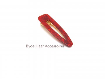 Haarspeld rood rechthoek
