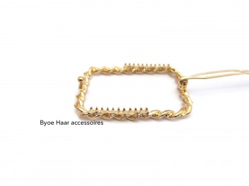 Haarspeld vierkant twist