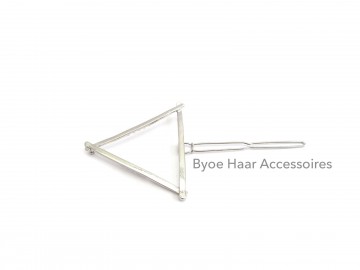 Haarspeld zilver triangel