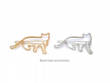 Haarspeldje poes overal