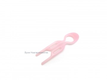 Hairpin transparant roze