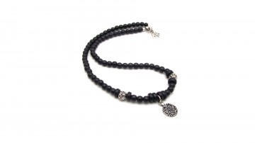 Heren ketting blackstar amulet