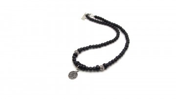 Heren ketting blackstar amulet