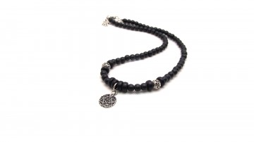 Heren ketting blackstar amulet