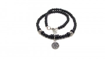 Heren ketting blackstar amulet