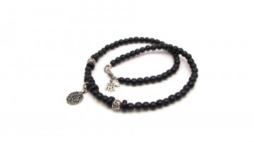 Heren ketting blackstar amulet