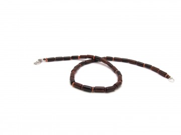 Heren ketting darkwood