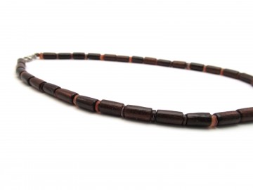 Heren ketting darkwood