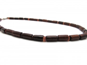 Heren ketting darkwood