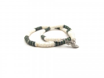 Heren ketting green shell