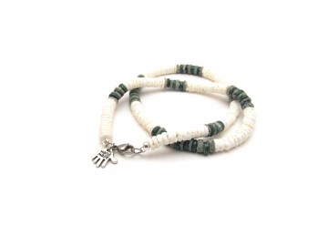 Heren ketting green shell
