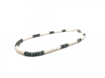 Heren ketting green shell