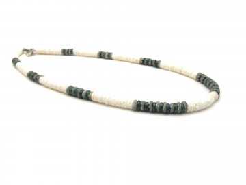 Heren ketting green shell