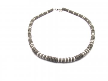 Heren ketting grey metalic