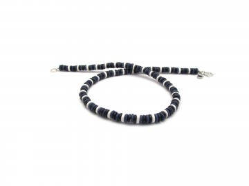 Heren ketting jeansblue