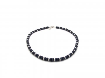 Heren ketting jeansblue