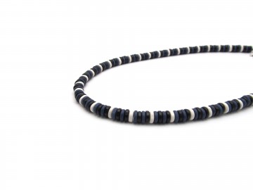 Heren ketting jeansblue