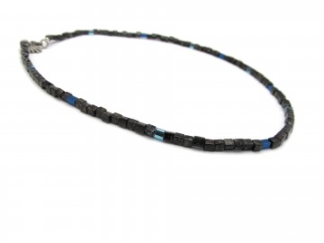 Heren ketting picasso black
