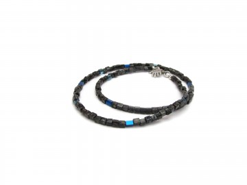 Heren ketting picasso black