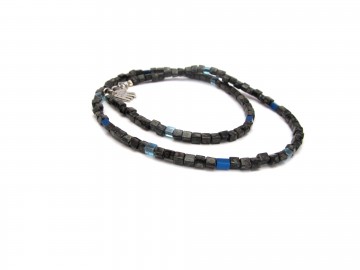 Heren ketting picasso black