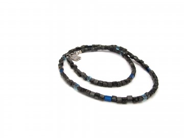 Heren ketting picasso black