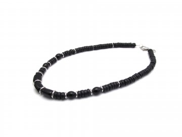 Heren ketting rvs black