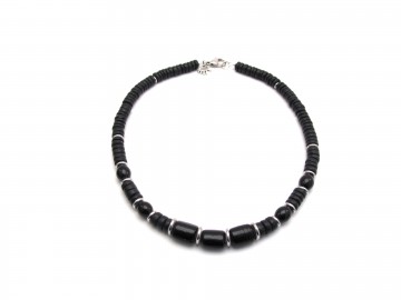 Heren ketting rvs black