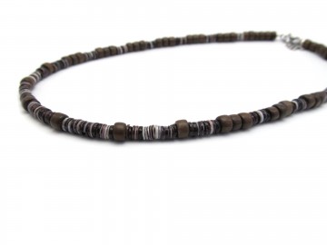 Heren ketting woody purple