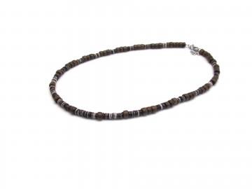 Heren ketting woody purple