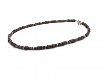 Heren ketting woody purple