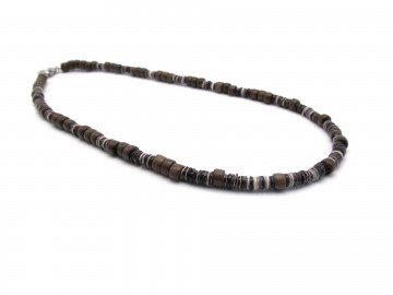 Heren ketting woody purple