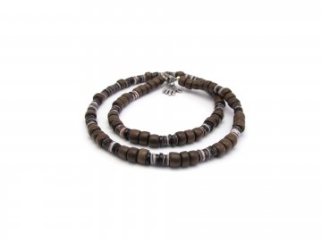 Heren ketting woody purple