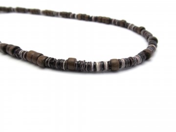 Heren ketting woody purple