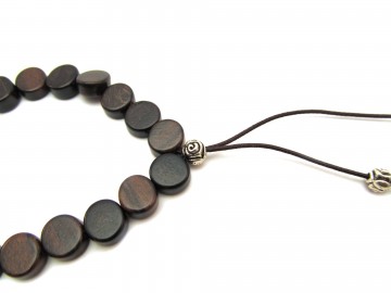 Houten armband ebony