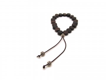 Houten armband ebony