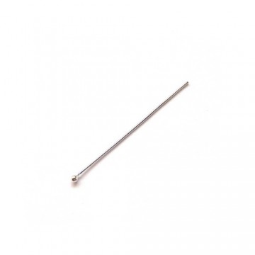 Headpin sterling zilver Bolletje