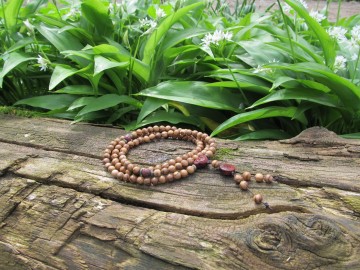 Mala ketting agalwood sandelwood