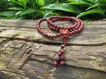 Mala ketting red sandelwood