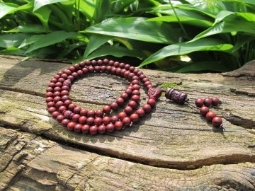 Mala rode sandelwood chinese ohm tube